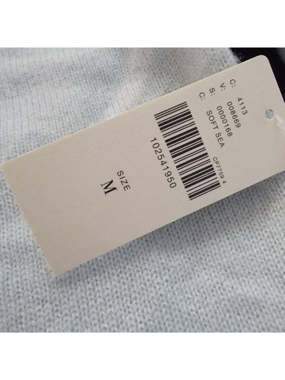Anthropologie The Jensen Cashmere Polo Sweater Dog Preppy Old Money Women M - Picture 6 of 7